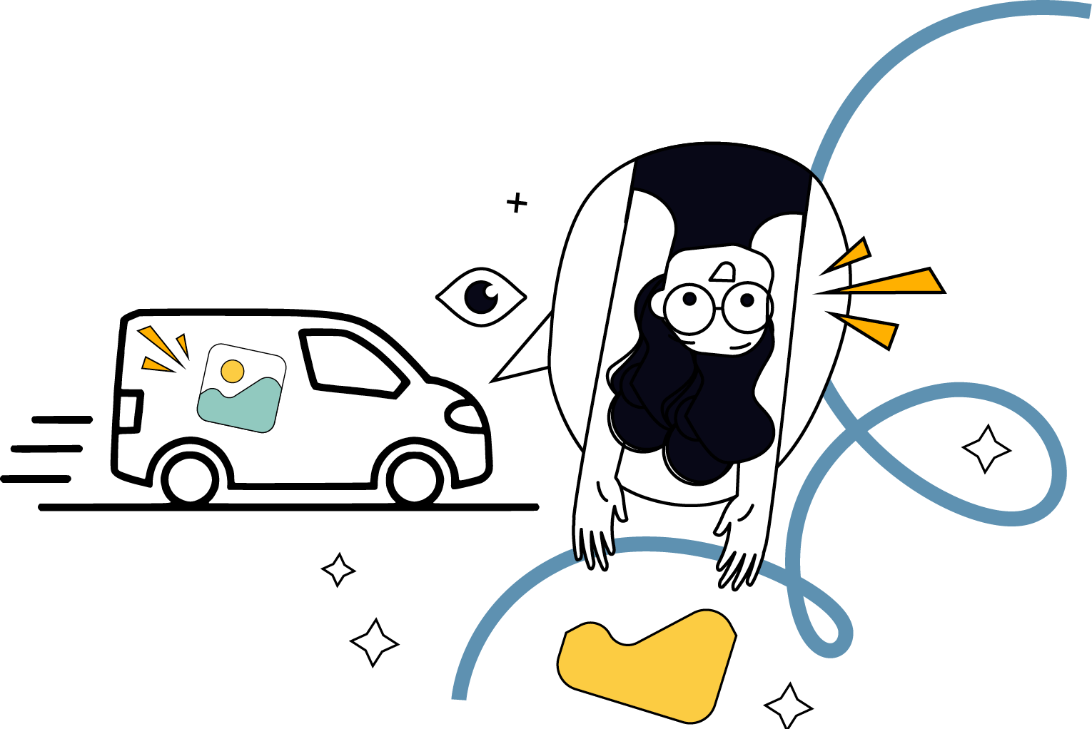 Herobild Fahrzeugbeschriftung